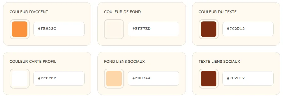 Gestions complete des couleurs
